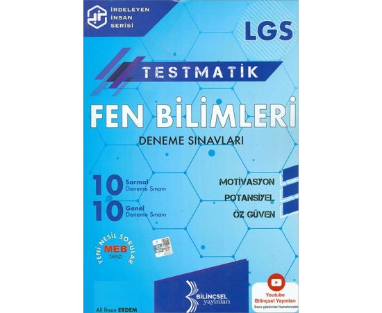 Bilinçsel 2021 LGS Testmatik Fen Bilimleri Deneme Sınavları
