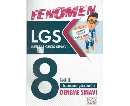 İnovasyon LGS Fenomen Çözümlü 8 Deneme Sınavı