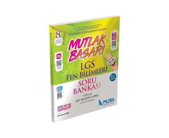 Mutlak Başarı LGS Fen Bilimleri Soru Bankası Muba Yayınları