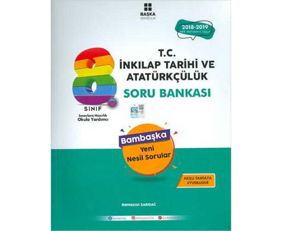 Başka 8.Sınıf T.C. İnkılap Tarihi ve Atatürkçülük Soru Bankası