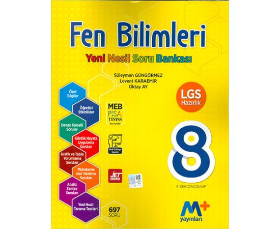 Martı 8.Sınıf LGS Fen Bilimleri Yeni Nesil Soru Bankası