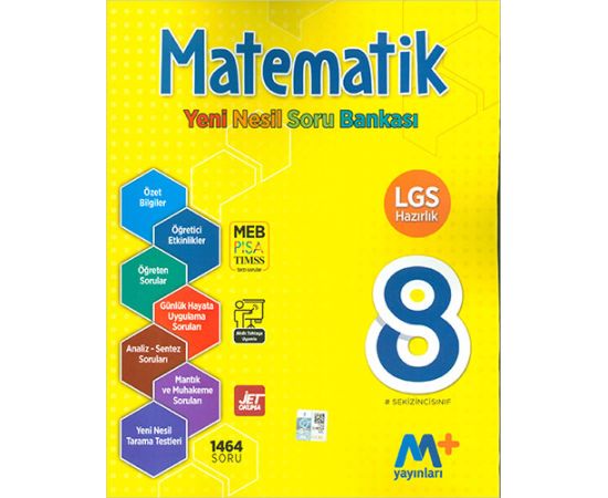 Martı 8.Sınıf LGS Matematik Yeni Nesil Soru Bankası