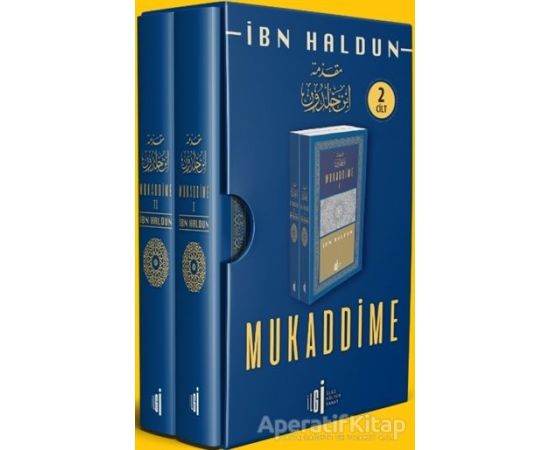 Mukaddime (2 Cilt Takım) - İbn-i Haldun - İlgi Kültür Sanat Yayınları