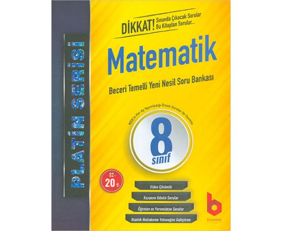 Basamak 8.Sınıf Matematik Beceri Temelli Yeni Nesil Soru Bankası