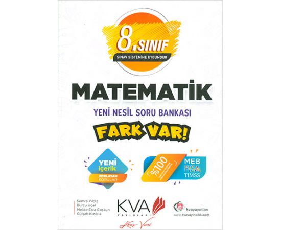 8.Sınıf Matematik Yeni Nesil Soru Bankası Fark Var Koray Varol Akademi