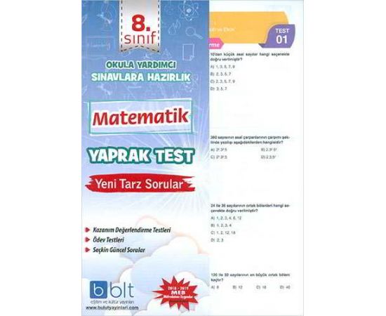 Bulut 8.Sınıf Matematik Yaprak Test