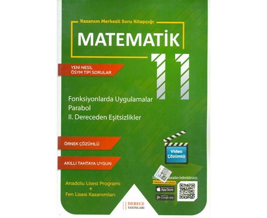 Derece 11.Sınıf Matematik Fonksiyonlarda Uygulamalar, Parabol ve 2.Dereceden Eşitsizlikler