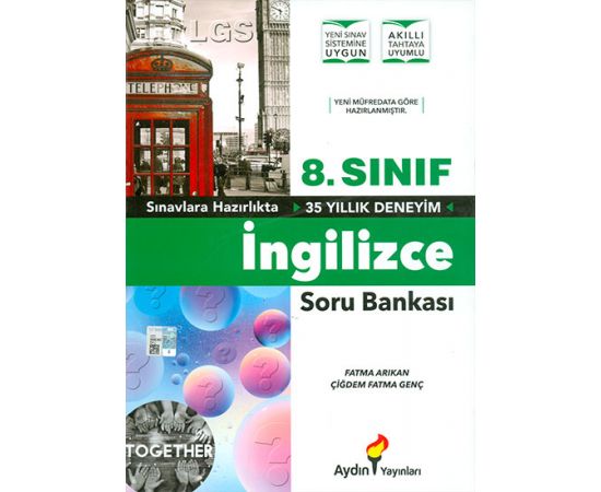 8.Sınıf İngilizce Soru Bankası Aydın Yayınları