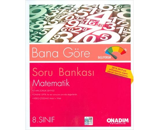 OnAdım 8.Sınıf Matematik Soru Bankası (2 Kitap)