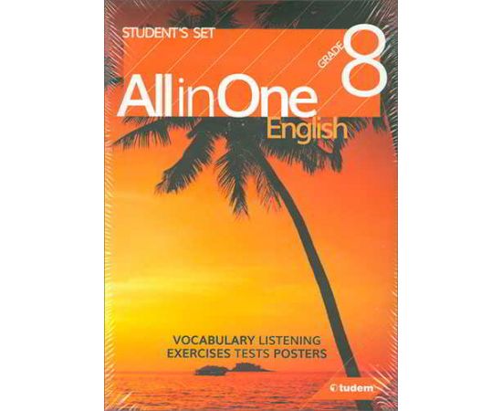 Tudem 8.Sınıf İngilizce All in One 10lu Öğrenci Seti