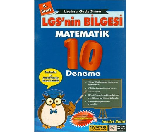 8.Sınıf LGS nin Bilgesi Matematik 10 Deneme Mutlak Değer Yayınları