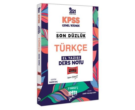 Yargı 2021 KPSS Son Düzlük Türkçe El Yazısı Ders Notu