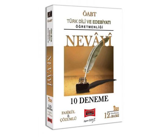 Yargı 2021 ÖABT NEVAYİ Türk Dili ve Edebiyatı Öğretmenliği Çözümlü 10 Fasikül Deneme