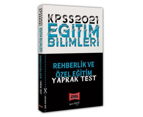 Yargı 2021 KPSS Eğitim Bilimleri Rehberlik Yaprak Test