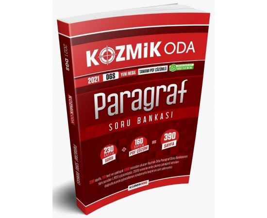 Kozmik Oda 2021 DGS Paragraf Soru Bankası PDF Çözümlü