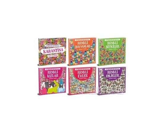 Yetişkinler İçin Boyama Seti (6 Kitap Takım) - Kolektif - Dokuz Yayınları