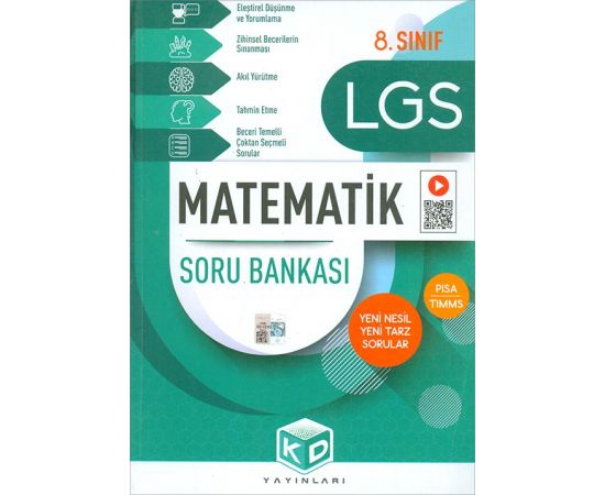 2021 8.Sınıf LGS Matematik Soru Bankası KD Yayınları