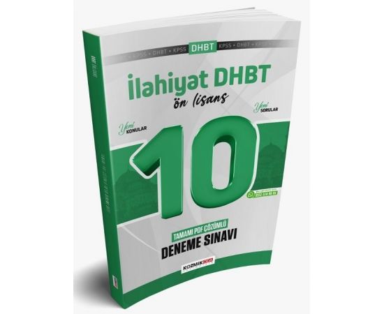 Kozmik Oda 2021 DHBT Ön Lisans 10 Deneme PDF Çözümlü