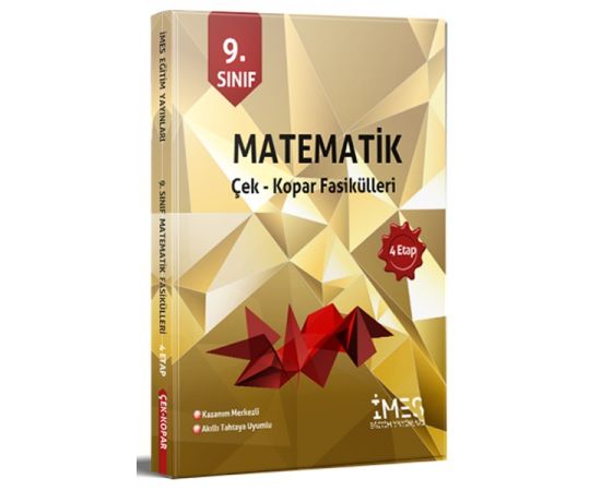 9. Sınıf Matematik Çek Kopar Fasikülleri İMES Eğitim Yayınları