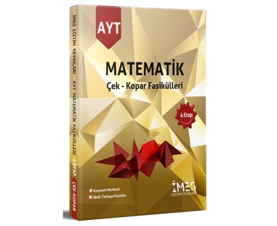 2021 AYT Matematik Çek Kopar Fasikülleri 4 Etap İMES Eğitim Yayınları