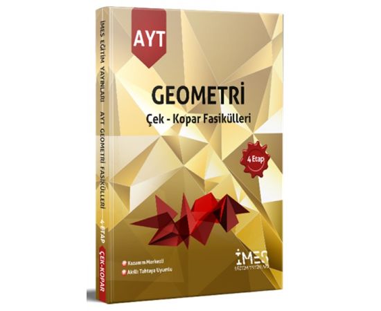 2021 AYT Geometri Çek Kopar Fasikülleri 4 Etap İMES Eğitim Yayınları