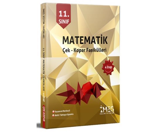 11. Sınıf Matematik Çek Kopar Fasikülleri İMES Eğitim Yayınları