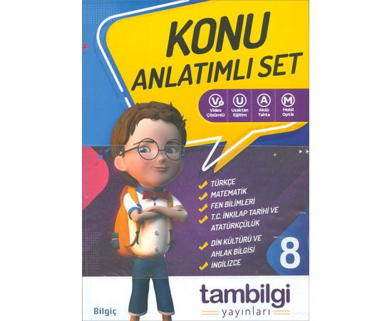 8.Sınıf Konu Anlatımlı Set Tam Bilgi Yayınları