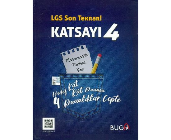 8.Sınıf LGS Son Tekrar Katsayı 4 Soru Bankası Buga Yayınları