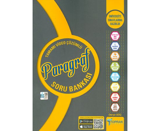 Paragraf Soru Bankası Toprak Yayıncılık Kitabı PDF indir 1 Paragraf Soru Bankası Toprak Yayıncılık