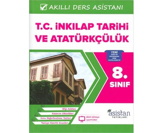 Asistan 8.Sınıf T.C. İnkılap Tarihi ve Atatürkçülük Akıllı Ders Asistanı