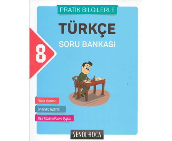 Şenol Hoca 8.Sınıf Türkçe Soru Bankası Kitabı PDF indir 1 Şenol Hoca 8.Sınıf Türkçe Soru Bankası