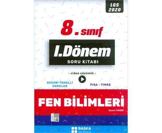2020 LGS 1.Dönem Fen Bilimleri Soru Kitabı Başka Yayıncılık