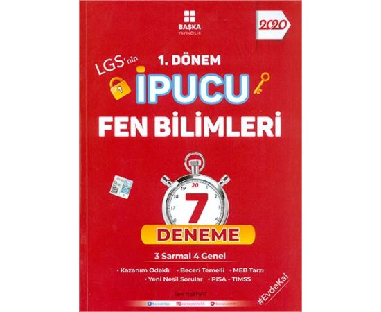 Başka 8. Sınıf LGS 1. Dönem Fen Bilimleri İpucu 7 Deneme