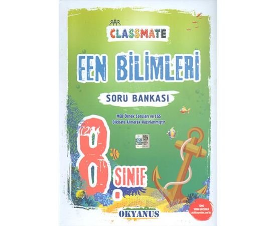 8.Sınıf Classmate Fen Bilimleri Soru Bankası Okyanus Yayınları