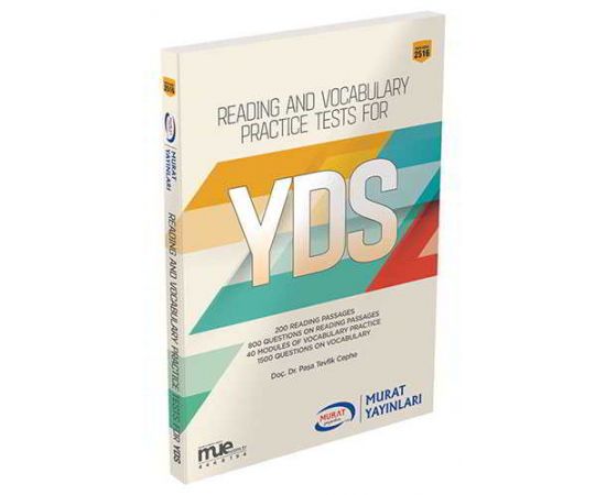 Murat 2516 - Reading and Vocabulary Practice Tests for YDS