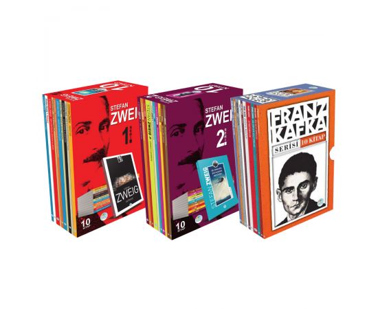 Stefan Zweig 1-2 ve Franz Kafka Seti Toplam 30 Kitap