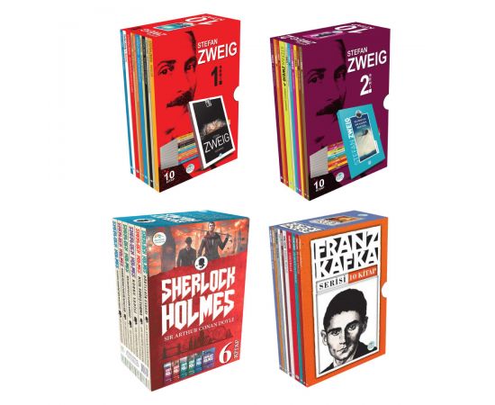 Stefan Zweig 1-2, Franz Kafka ve Sherlock Holmes Seti 36 Kitap