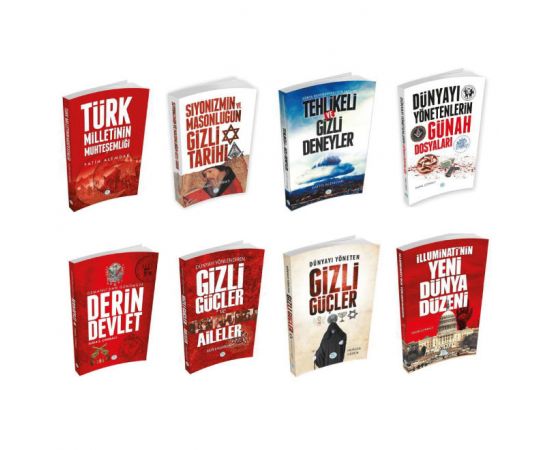Dünyadaki Gizli Güçler 8 Kitap Set Maviçatı Yayınları