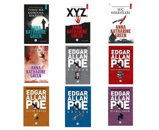 Edgar Allan Poe ve Anna Katharine Green Seti 9 Kitap - Maviçatı