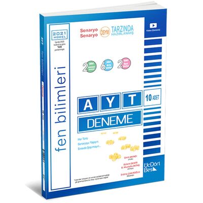 2021 AYT 10′lu Fen Bilimleri Denemesi Üç Dört Beş Yayınları PDF 1 2021 AYT 10′lu Fen Bilimleri Denemesi Üç Dört Beş Yayınları