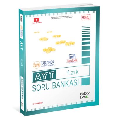 2021 AYT Fizik Soru Bankası Üç Dört Beş Yayınları