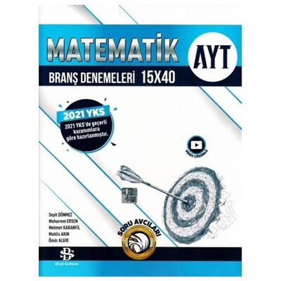 AYT Matematik Branş Denemeleri Bilgi Sarmal Yayınları