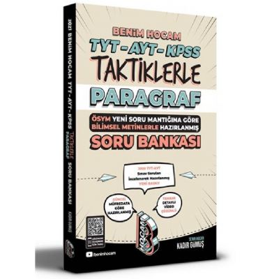 2021 TYT-AYT-KPSS Taktiklerle Paragraf Soru Benim Hocam Yayınları