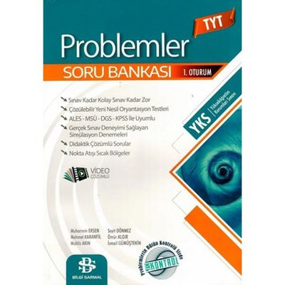 TYT Problemler Soru Bankası Bilgi Sarmal Yayınları